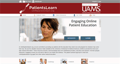 Desktop Screenshot of patientslearn.org